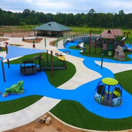 Inclusive Playground with Turf Grass